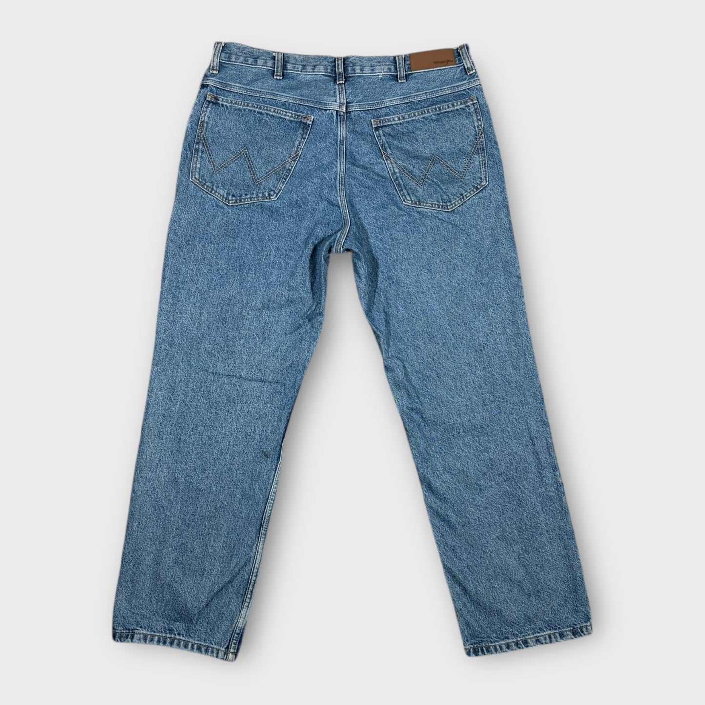 WRANGLER VINTAGE DENIM STRAIGHT LEG JEANS (W30 L38)