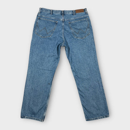 WRANGLER VINTAGE DENIM STRAIGHT LEG JEANS (W30 L38)