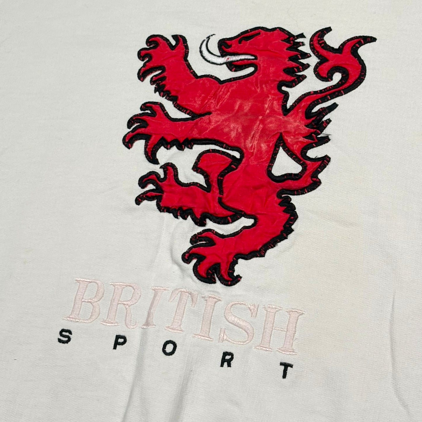 NIKE EARLY 90s BRITISH SPORT VINTAGE SWEATSHIRT (L)