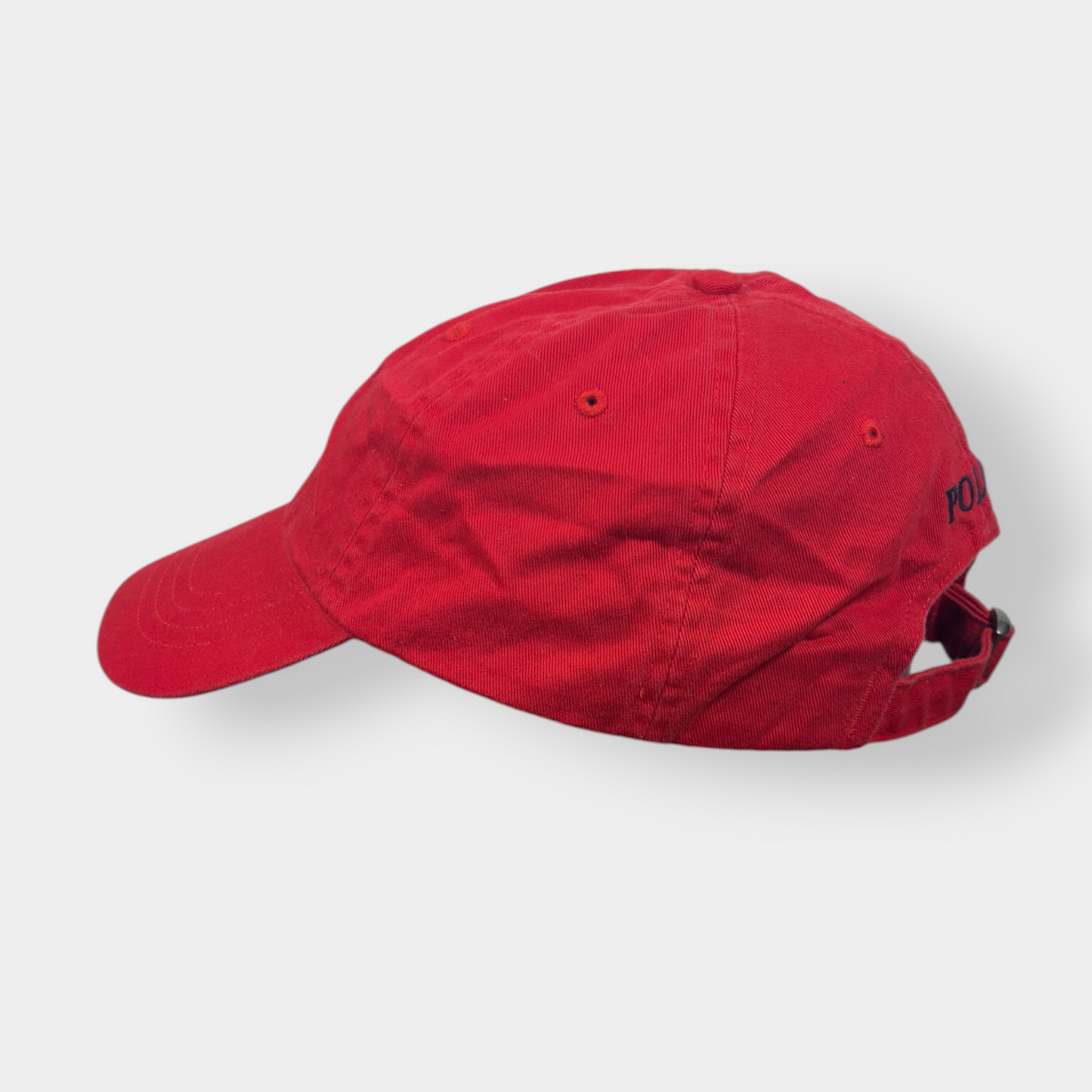 RALPH LAUREN POLO | ICON LOGO BASEBALL CAP IN RED