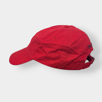 RALPH LAUREN POLO | ICON LOGO BASEBALL CAP IN RED
