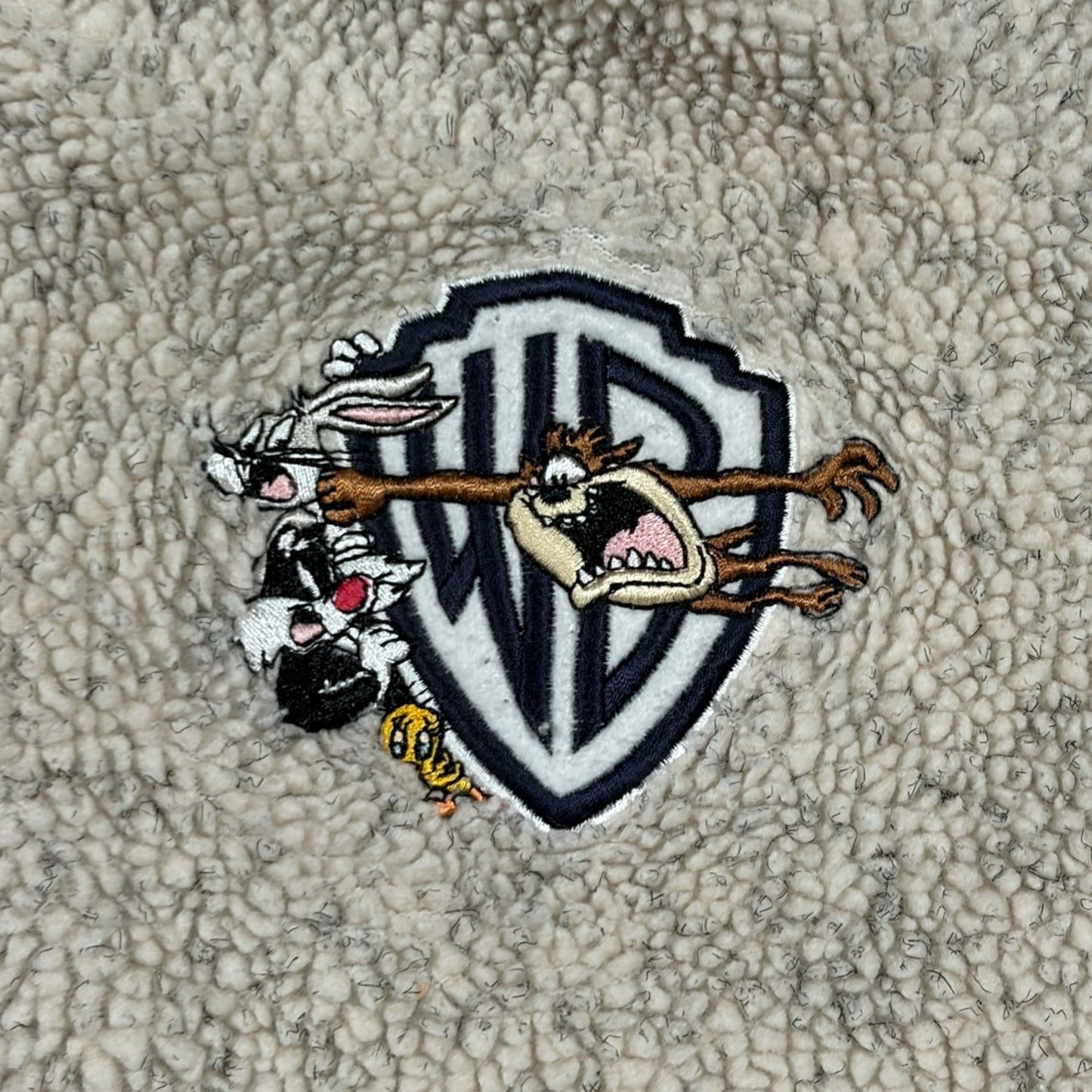 WARNER BROS | 1999 LOONEY TUNES SHERPA 1/4 ZIP (S)