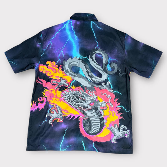 VINTAGE RICHARD CHANG CHINESE DRAGON SHIRT (M)