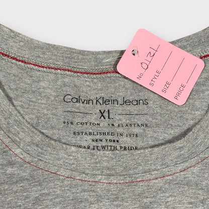CALVIN KLEIN JEANS 00s GRAPHIC PRINT TEE (XL)