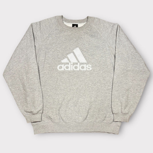 ADIDAS VINTAGE EMBROIDERED SPELLOUT SWEATSHIRT (XXL)