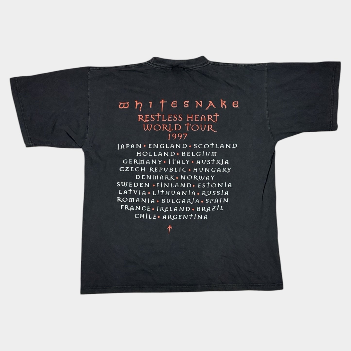 WHITESNAKE | 1997 TOUR REDWOOD BAND TEE (XL)