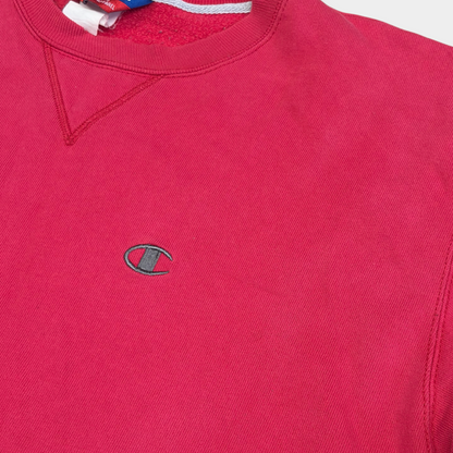 CHAMPION | 1990s PINK BASIC SWEATSHIRT (L)