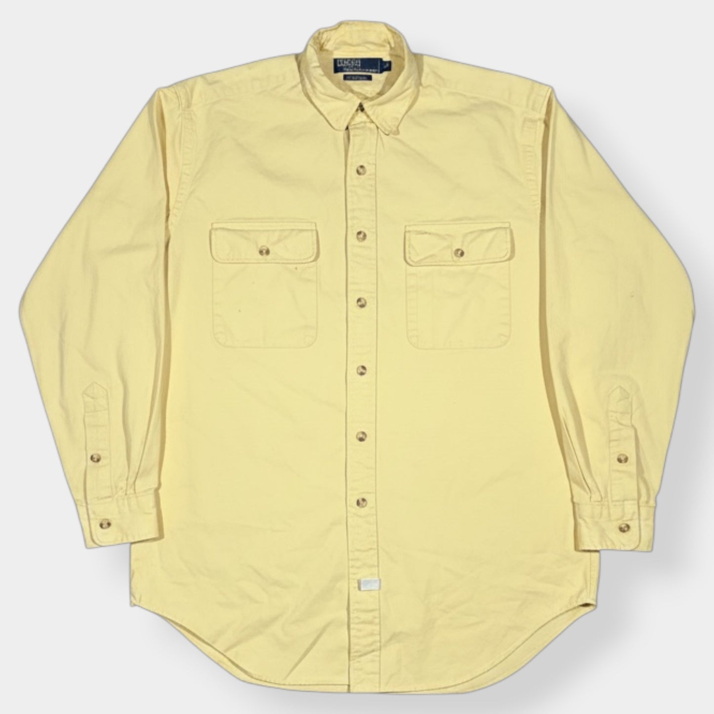 RALPH LAUREN | Rare  Vintage 1992 Sportsman License Fishing Bass Button Up Shirt (M)