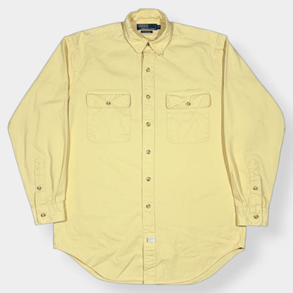 RALPH LAUREN | Rare  Vintage 1992 Sportsman License Fishing Bass Button Up Shirt (M)