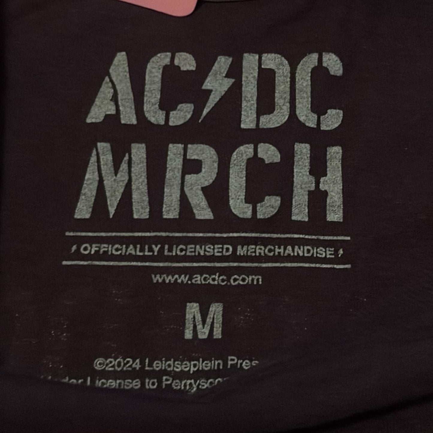 AC/DC 2024 PWR UP EUROPEAN TOUR WOMEN'S T-SHIRT (M)