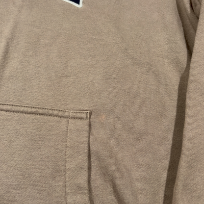 GAP | HERITAGE SOFT BROWN SPELLOUT HOODIE (L)