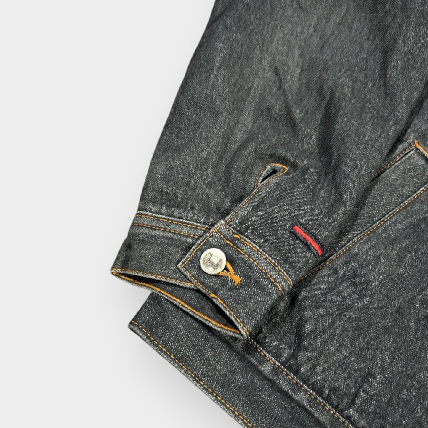 FUBU | 1990s VINTAGE DENIM HIP-HOP JACKET (XL)
