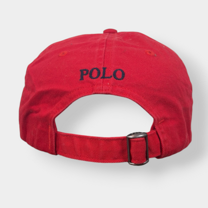 RALPH LAUREN POLO | ICON LOGO BASEBALL CAP IN RED
