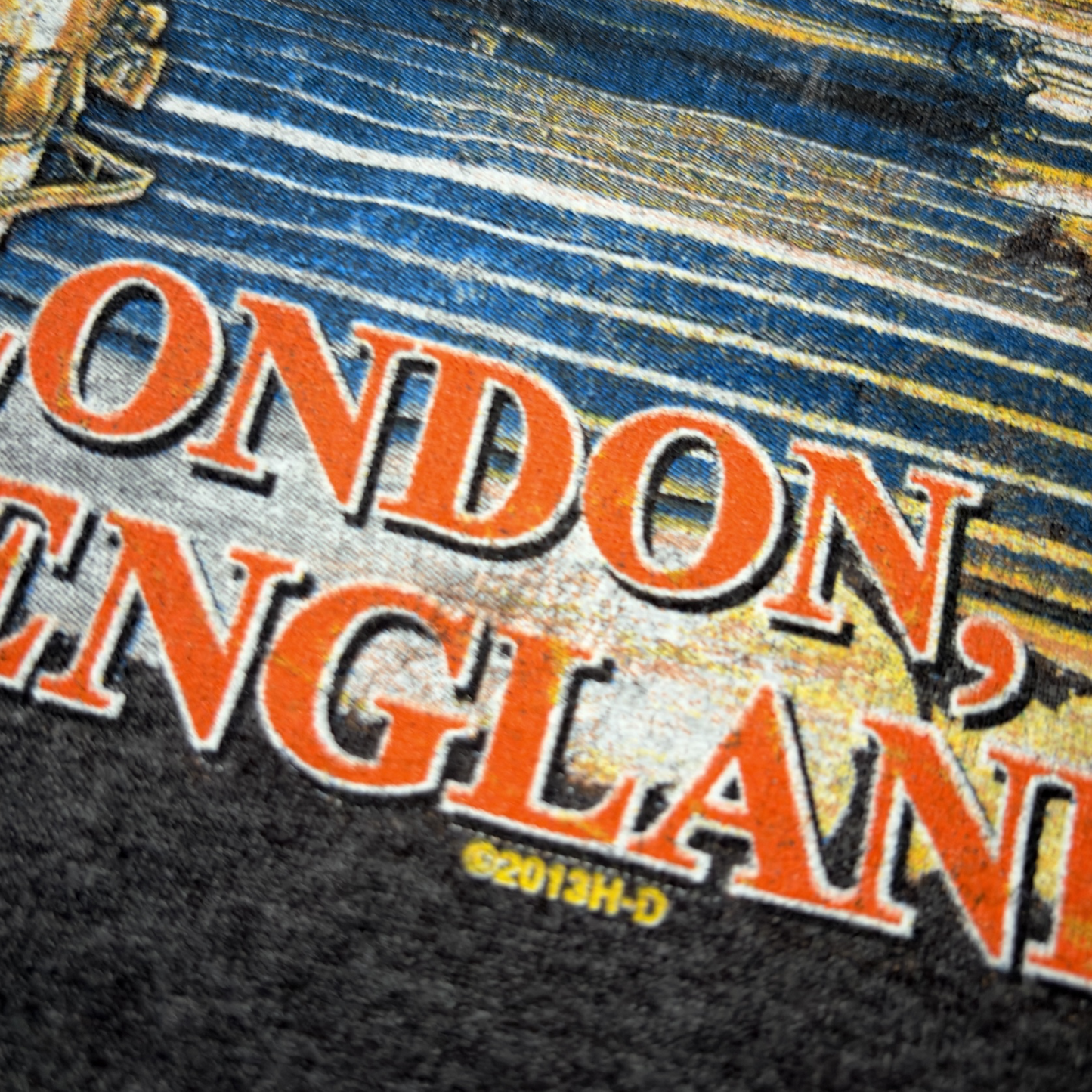 HARLEY DAVIDSON | 2013 WARR'S LONDON LONG SLEEVE GRAPHIC TEE (XXL)