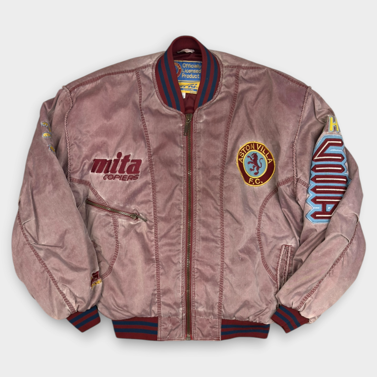 1990-1992 ASTON VILLA BOMBER JACKET (S)