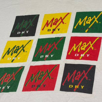 MAX DRY CIDER | 1990s VINTAGE GRAPHIC TEE (L)
