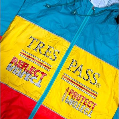 TRESPASS 1980s VINTAGE RAIN COAT (M)