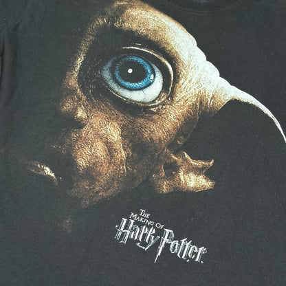 VINTAGE MAKING OF HARRY POTTER DOBBY THE HOUSE ELF TEE (M)
