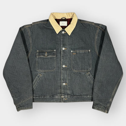 RALPH LAUREN | RARE 1980s BLACK DENIM JACKET (L)