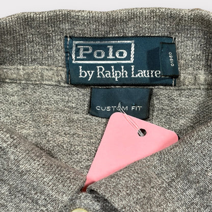 RALPH LAUREN GREY POLO SHIRT (M)