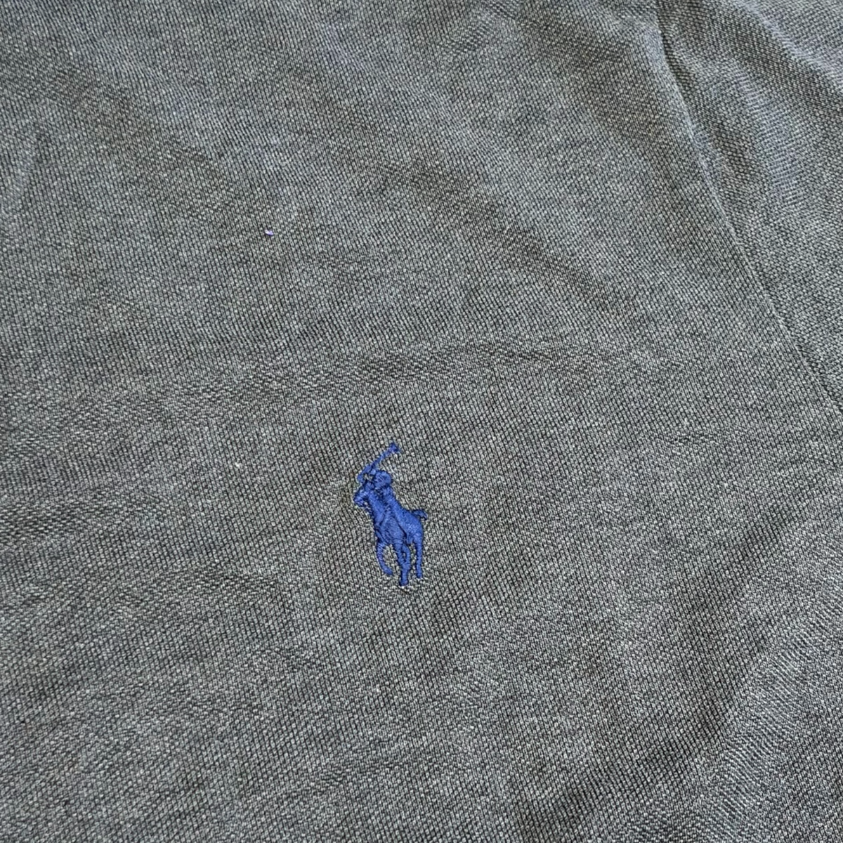 RALPH LAUREN | GREY POLO SHIRT (XL)