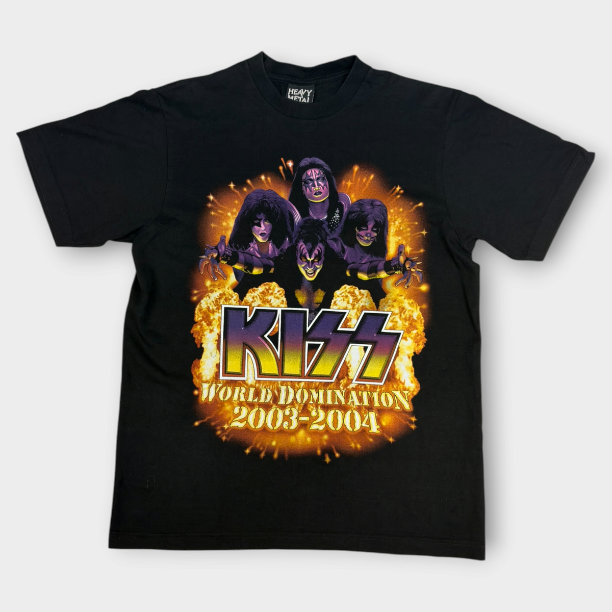 KISS 2003-04 WORLD DOMINATION TOUR T-SHIRT (M)