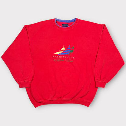 AMERICAN’S CUP 1990s VINTAGE SAILING SWEATSHIRT (L)