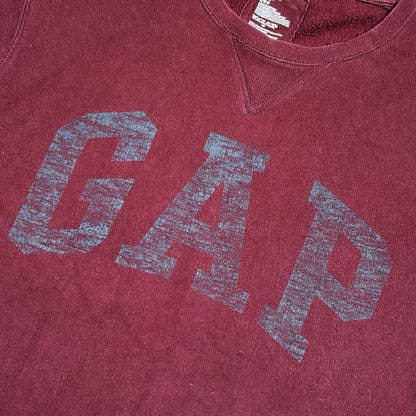 GAP | 00S SPELLOUT PRINT SWEATSHIRT (M)