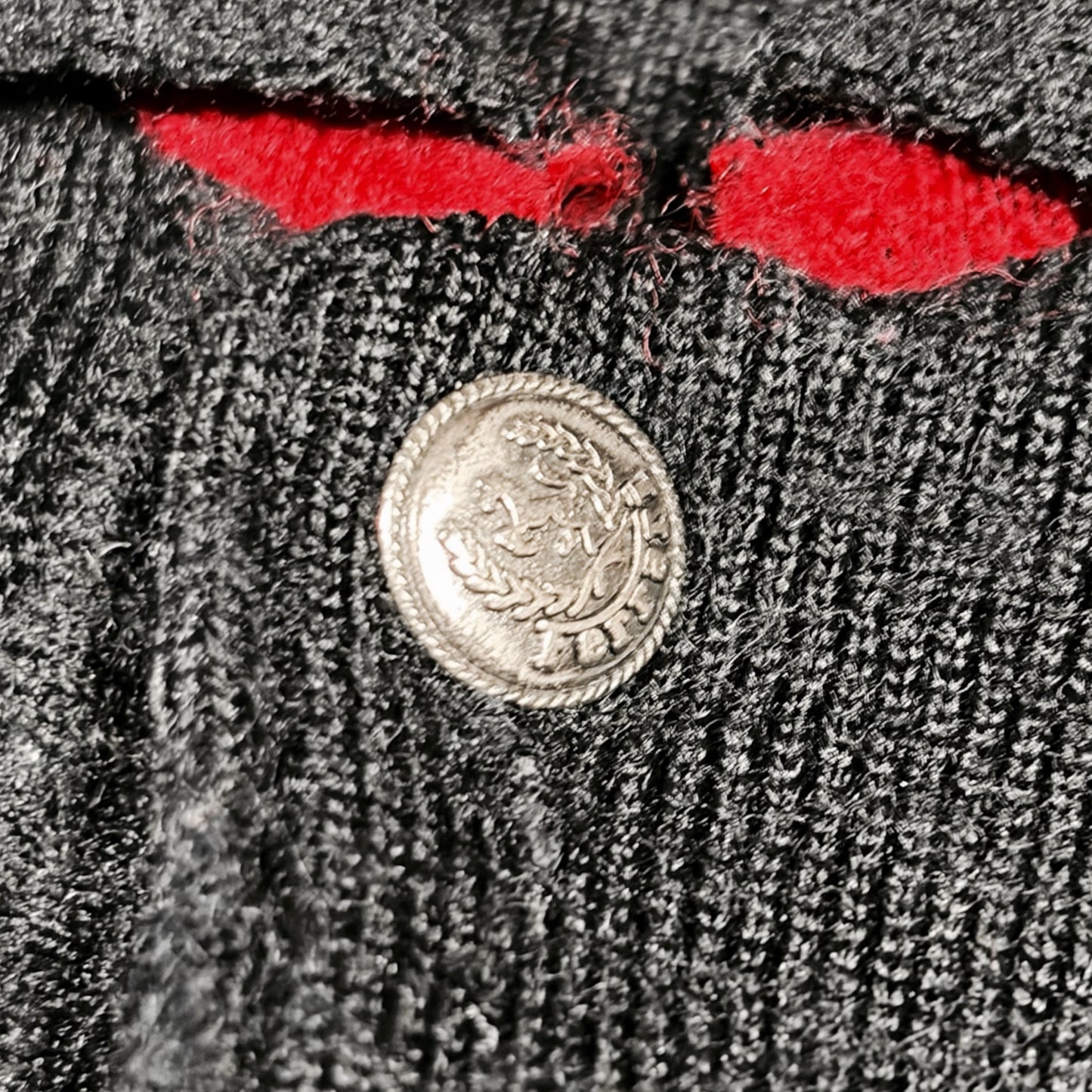 FERRARI EARLY 90s BUTTONED RACING SWEATSHIRT (L)