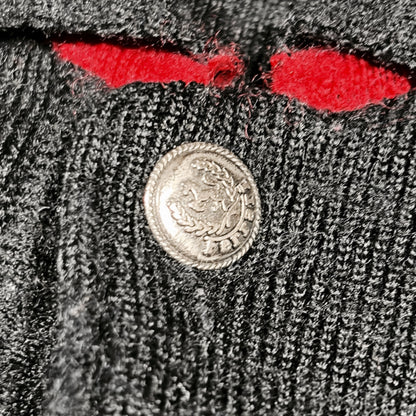 FERRARI EARLY 90s BUTTONED RACING SWEATSHIRT (L)