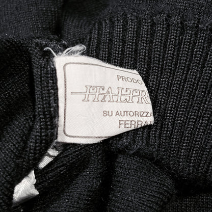 FERRARI EARLY 90s BUTTONED RACING SWEATSHIRT (L)