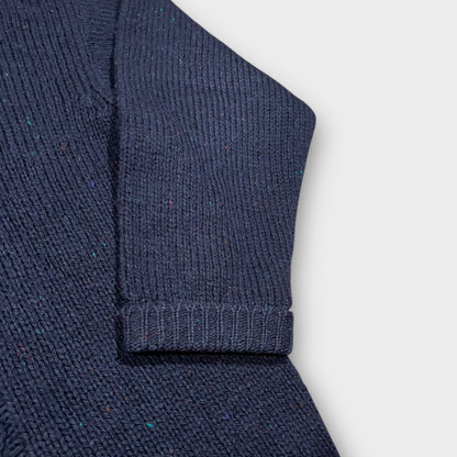 BENETTON 90s CABLE KNIT ROLL NECK (XL)