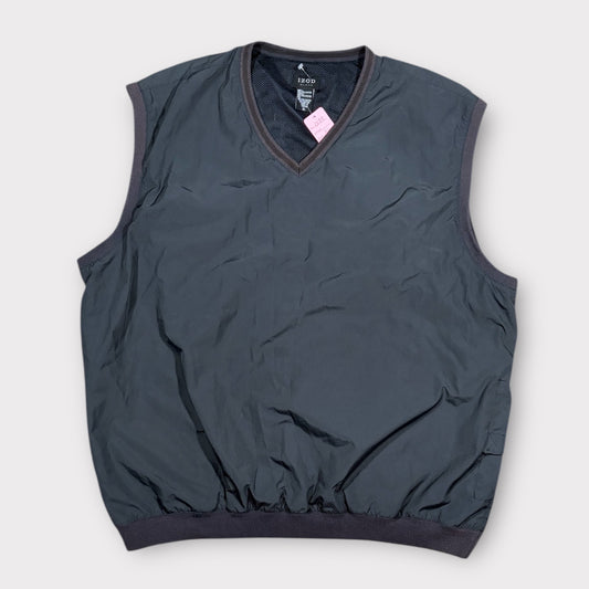 IZOD | 90s VINTAGE WINDBREAKER SLEEVELESS SWEATSHIRT (XL)