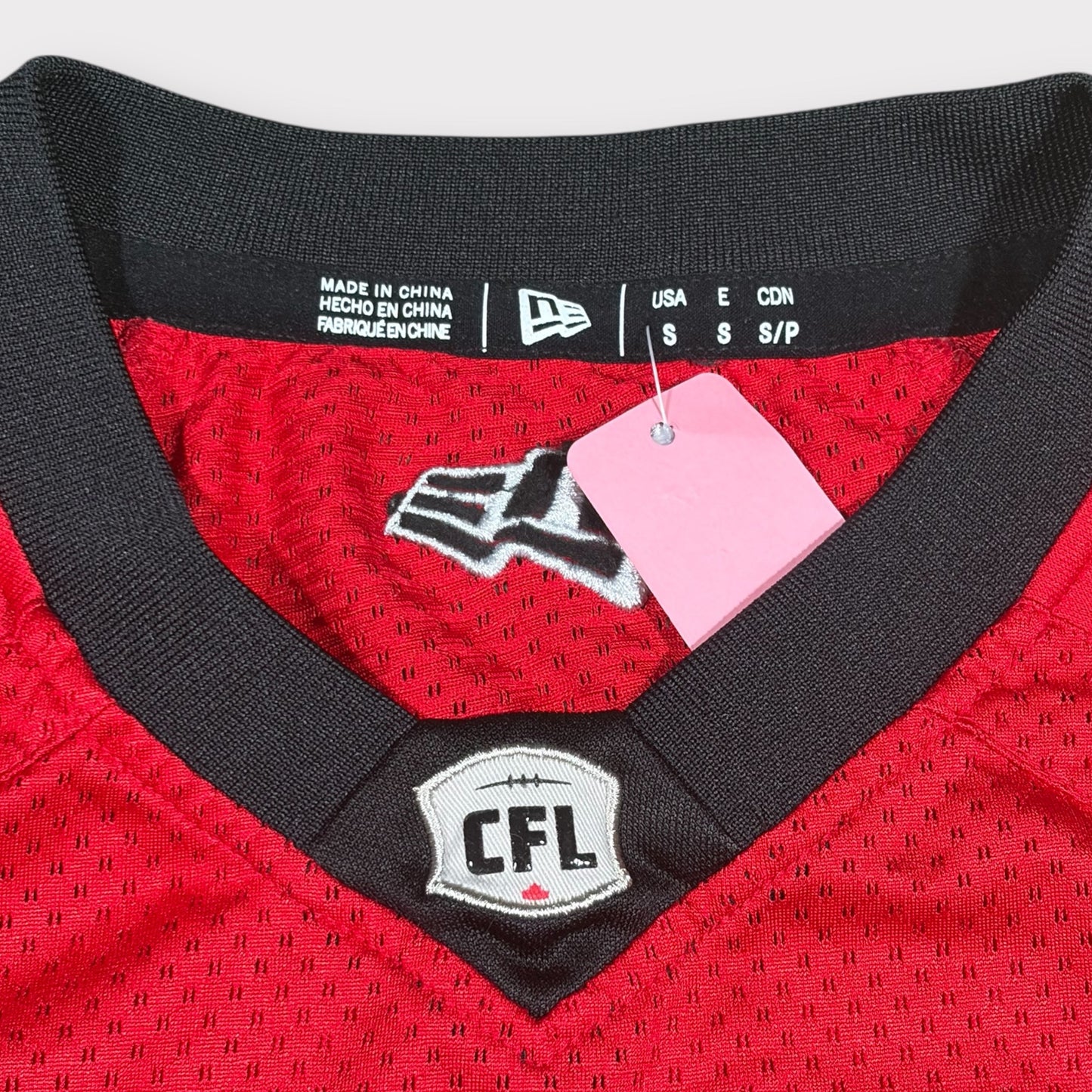 CFL CALGARY STAMPEDERS NEW ERA JERSEY (S)