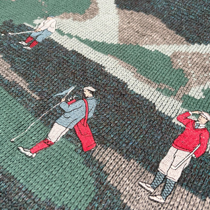 1990s VINTAGE NICO KNITTED GOLF JUMPER (L)