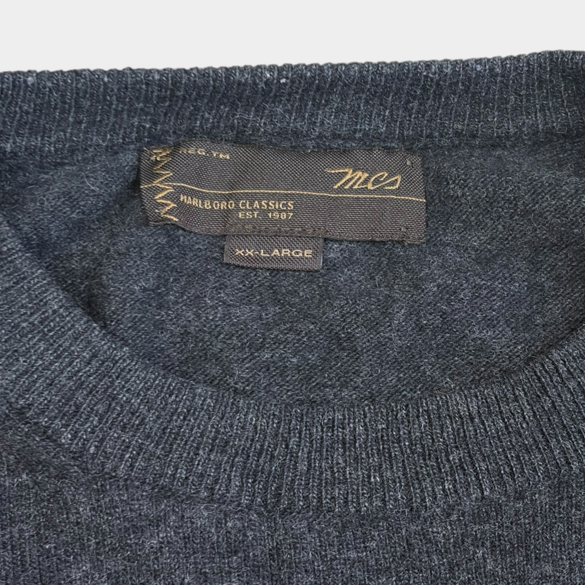 MARLBORO CLASSICS | 2000s WOOL KNIT JUMPER (XXL)