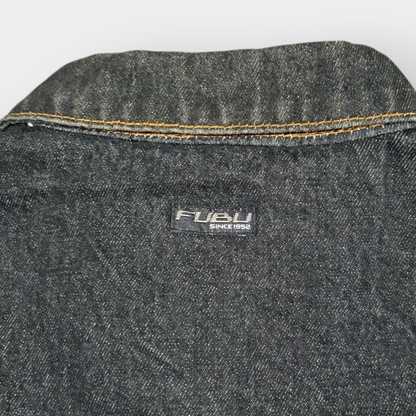 FUBU | 1990s VINTAGE DENIM HIP-HOP JACKET (XL)