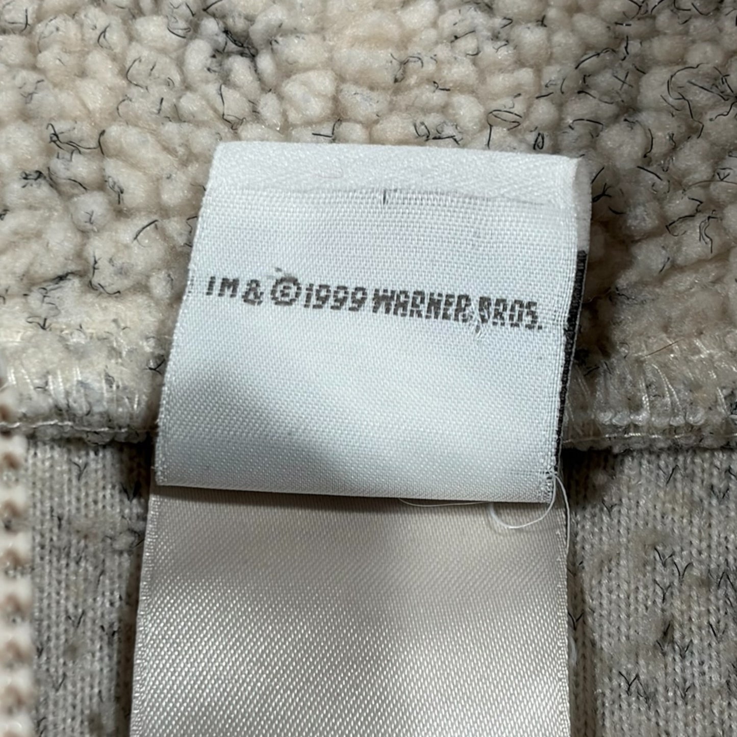WARNER BROS | 1999 LOONEY TUNES SHERPA 1/4 ZIP (S)