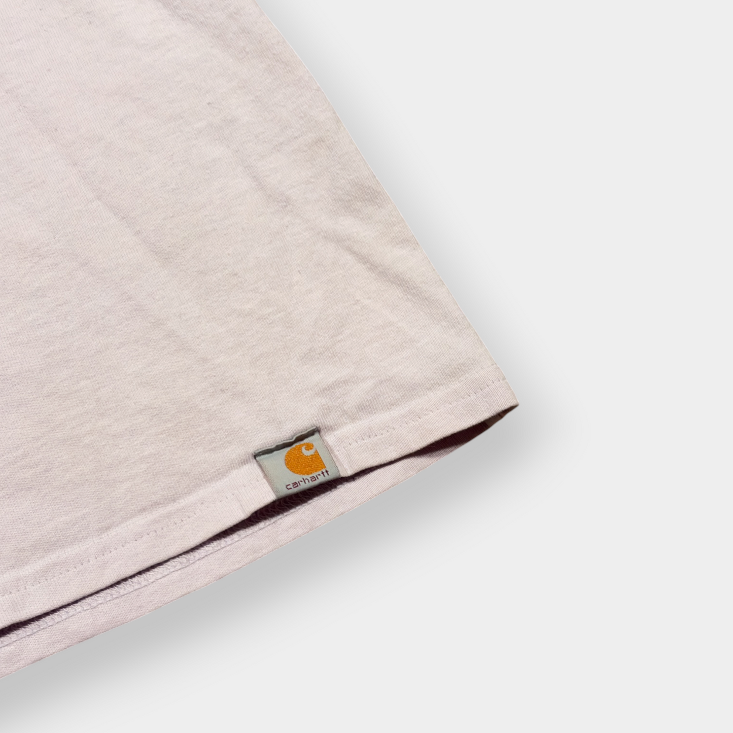 CARHARTT | BABY PINK SPELLOUT TEE (XXL)