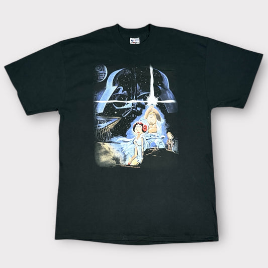 FAMILY GUY 2007 STAR WARS GRAPHIC TEE (L)
