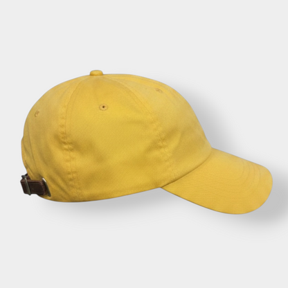 RALPH LAUREN POLO | ICONIC PONY LOGO BASEBALL CAP IN YELLOW