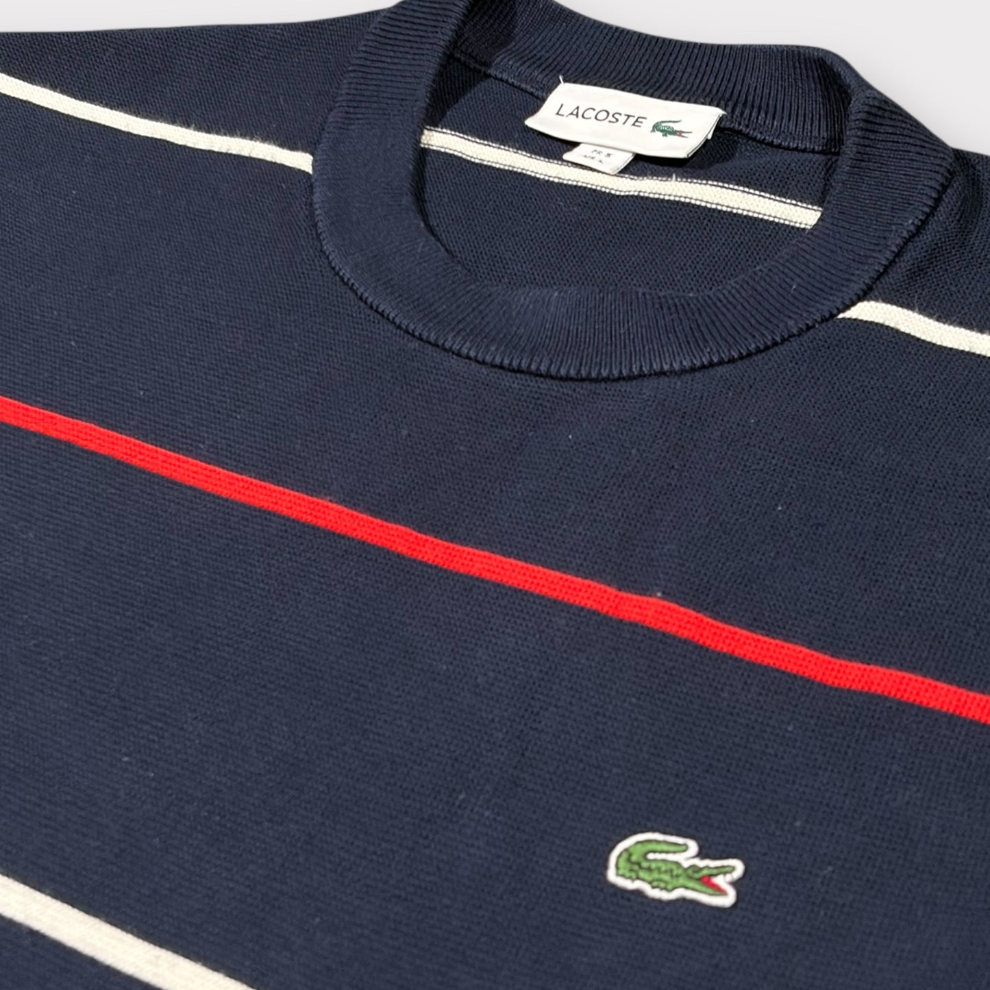 LACOSTE STRIPED JUMPER (L)