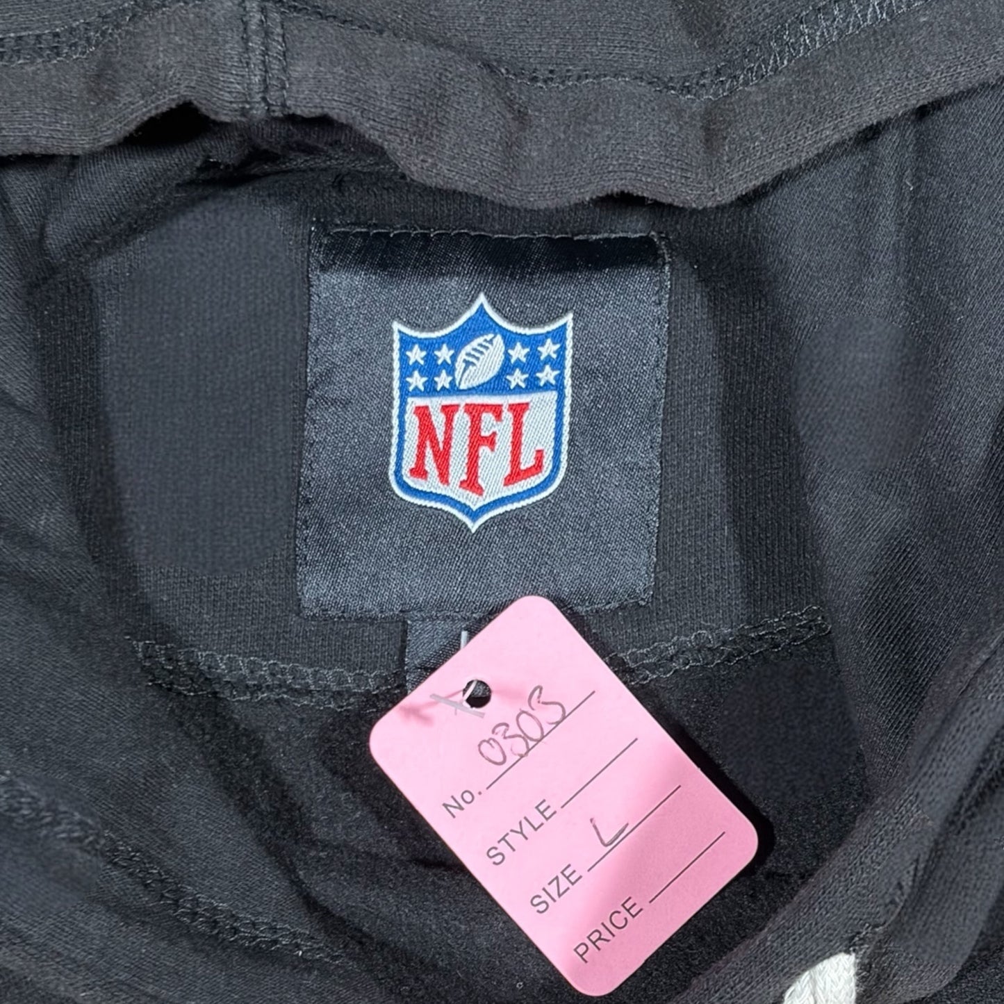 NFL PITTSBURGH STEELERS EMBROIDERED HOODIE (L)