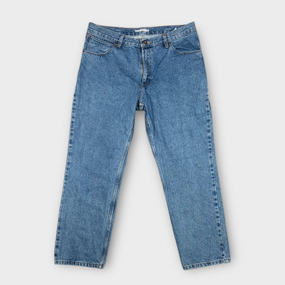 WRANGLER VINTAGE DENIM STRAIGHT LEG JEANS (W30 L38)