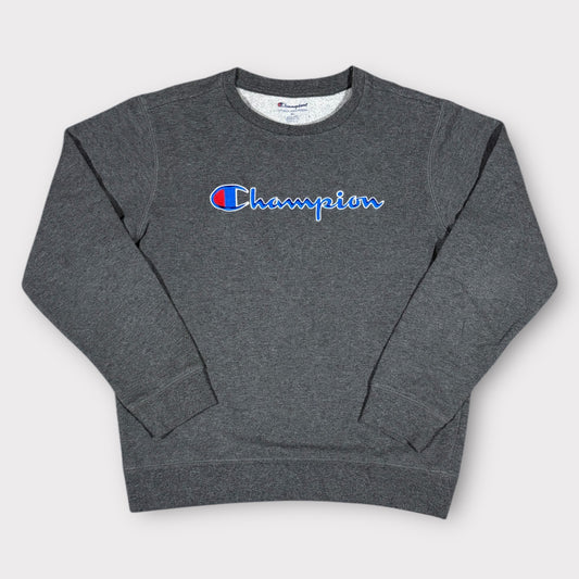 CHAMPION EMBROIDERED SPELLOUT SWEATSHIRT (XL)