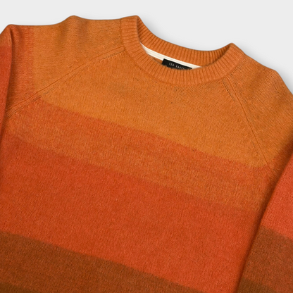 TED BAKER | BURNT ORANGE KNITTED JUMPER (M)