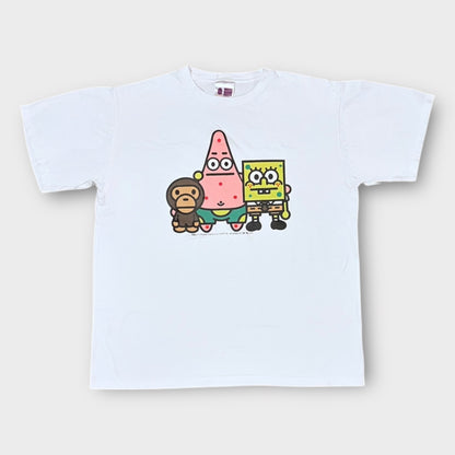 BAPE BABY MILO x SPONGEBOB T SHIRT (L)