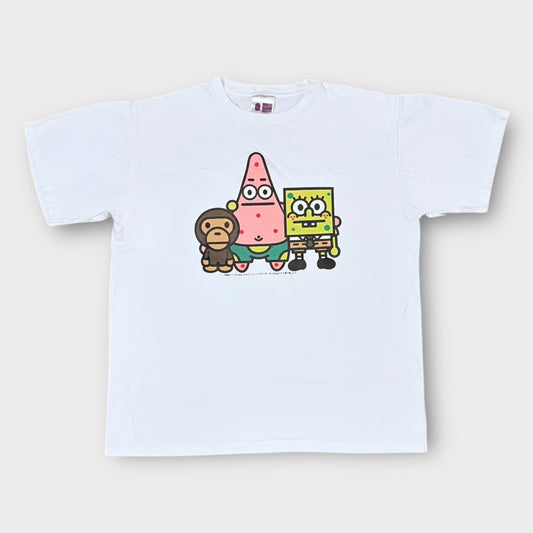 BAPE BABY MILO x SPONGEBOB T SHIRT (L)