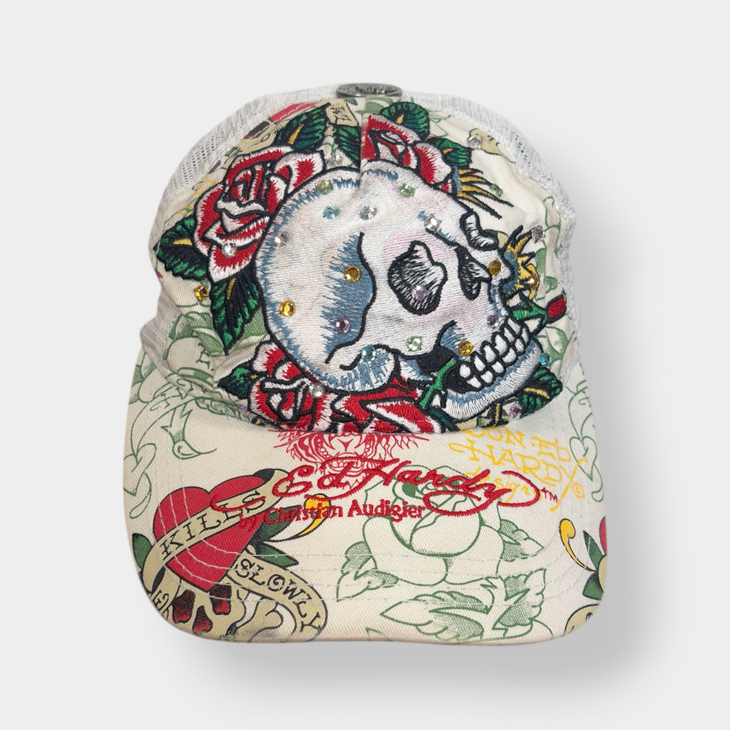 ED HARDY | Y2K VINTAGE MESH TRUCKER CAP