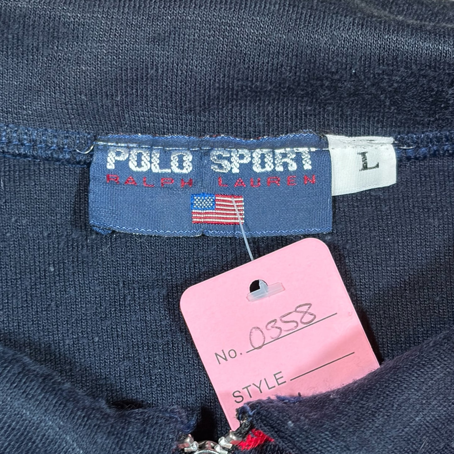 RALPH LAUREN POLO SPORT VINTAGE QUARTER ZIP (XXL)